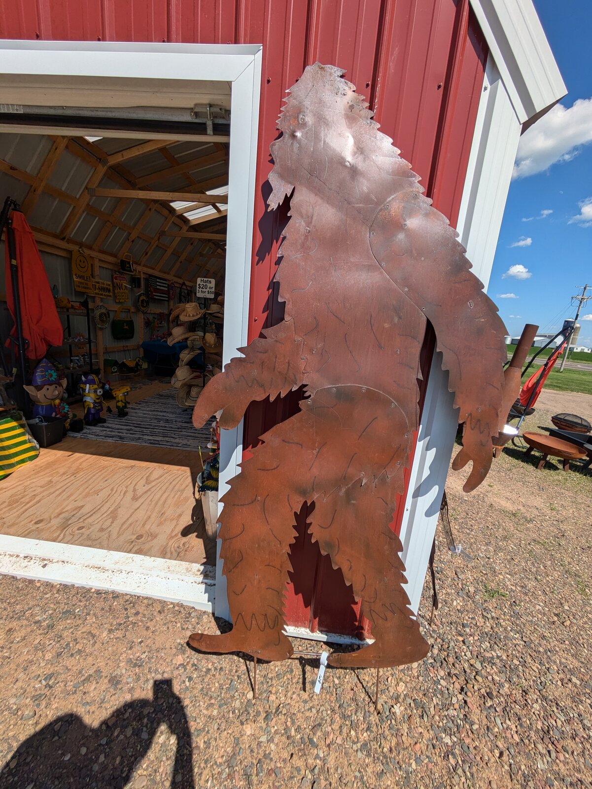Handcrafted Metal Statue