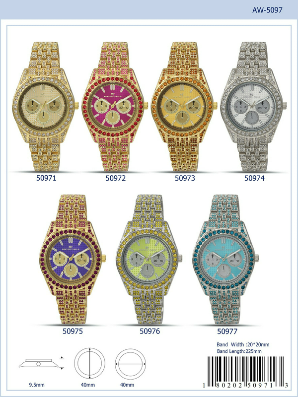 Purple Iced Band Watch