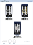Black Silicone Band Watch Set