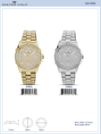 Gold CZ Stone Luxury Watch