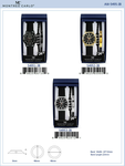 Gold Case Black Band Watch Set