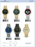 Gold Metal Band Timepiece