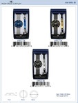 Silver Metal Band Watch with Bracelet