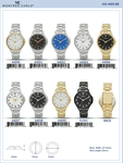 Silver Watch with White Dial