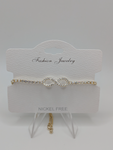 Gold & Diamond Infinity Bracelet