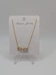 Gold & Diamond Infinity Necklace