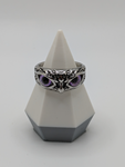 Purple Owl Ring